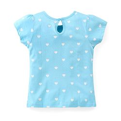 Babyhug Disney Cotton Knit Cap Sleeves Tops with Minnie Mouse Graphics Pack Of 3 - Multicolour