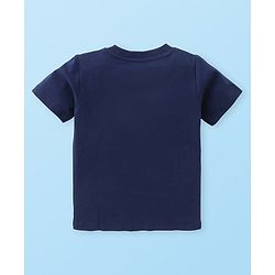 Babyhug Marvel Cotton Knit Half Sleeves T-shirt With Spiderman Graphics Pack of 3 - Red & Navy Blue