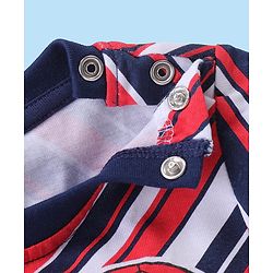 Babyhug Marvel Cotton Knit Half Sleeves T-shirt With Spiderman Graphics Pack of 3 - Red & Navy Blue