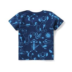 Babyhug Disney Cotton Half Sleeves T-Shirts With Lion King Graphics  Pack of 3 - Blue & White