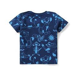 Babyhug Disney Cotton Half Sleeves T-Shirts With Lion King Graphics  Pack of 3 - Blue & White