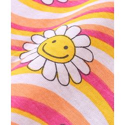 Babyhug 100% Cotton Knit Sleeveless Slip with Floral and Polka Dots Print Pack of 3 - Multicolor
