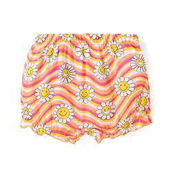Babyhug 100% Cotton Knit Bloomers with Polka Dots & Floral Print  Pack of 3 - Multicolour