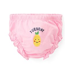 Babyhug 100% Cotton Knit Bloomers with Fruits Print Pack of 7 - Multicolor