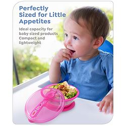 Babyhug Diseny Mickey Designed Suction Bowl with Spoon  Light Blue - 300 ml