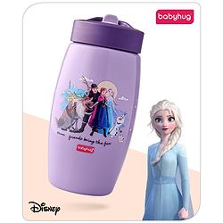 Babyhug Disney Spout Sipper with Frozen Print Purple - 420 ml