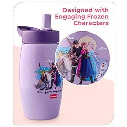 Babyhug Disney Spout Sipper with Frozen Print Purple - 420 ml