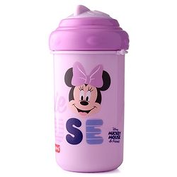 Babyhug Disney Straw Sipper with Strap & Mickey Mouse Print - 360 ml