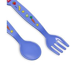 Babyhug Disney Feeding Set with Mickey Mouse & Friends Print - Blue