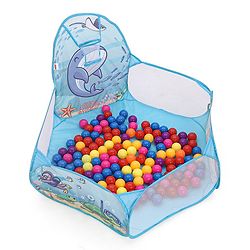 Babyhug Jump & Joy Jungle Animal Activity Ball Pool  Set With 50 Colourful Balls for Kids|Ball Pit for Kids 2+ Years |Birthday Gift for Kids|BIS Certified
