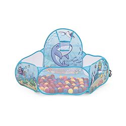 Babyhug Jump & Joy Jungle Animal Activity Ball Pool  Set With 50 Colourful Balls for Kids|Ball Pit for Kids 2+ Years |Birthday Gift for Kids|BIS Certified