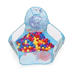 Babyhug Jump & Joy Jungle Animal Activity Ball Pool  Set With 50 Colourful Balls for Kids|Ball Pit for Kids 2+ Years |Birthday Gift for Kids|BIS Certified