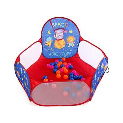 Babyhug Jump & Joy Jungle Animal Activity Ball Pool  Set With 50 Colourful Balls for Kids|Ball Pit for Kids 2+ Years |Birthday Gift for Kids|BIS Certified