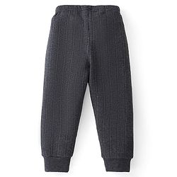 Babyhug Cotton Full Length Thermal Leggings Solid - Grey