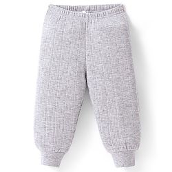 Babyhug Full Length Thermal Legging Solid Colour - Light Grey