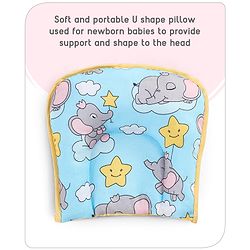 Babyhug Cotton Mattress Set with Mosquito Net Fox Print- Pista Green