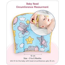 Babyhug Cotton Mattress Set with Mosquito Net Fox Print- Pista Green
