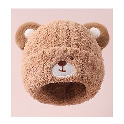 Babyhug Woolen Cap with Applique - White