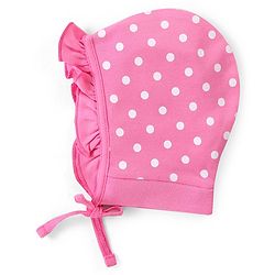 Babyhug 100% Cotton Bonnet Cap with Floral Print Pack of 2 - Multicolor
