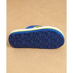 Cute Walk by Babyhug Slip On Flip Flops Lion Print -Blue