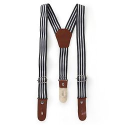 Babyhug Cotton Woven Full Sleeves Party Shirt & Trouser Set with Suspendor & Bow -Mustard & Black