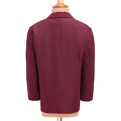 Babyhug Woven Full Sleeves Solid Colour Blazer & Printed T-Shirt - Maroon
