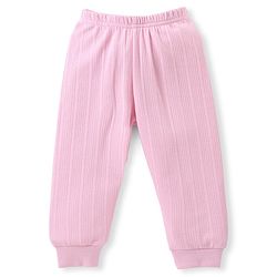 Babyhug Solid Colour Full Sleeves Thermal Vest with Pullover & Pant Pack of 3 - Pink