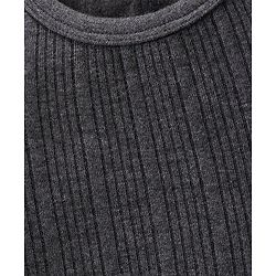 Babyhug Full Sleeves Solid Color Pull Over Thermal Vest Pack of 2 - Light & Dark Grey