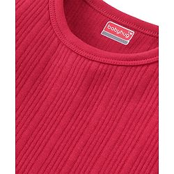 Babyhug Full Sleeves Solid Color Pull Over Thermal Vests Pack of 2 - Red & Navy Blue