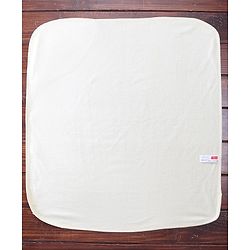 Babyhug Double Ply Terry Hooded Towel Bear Embroidery L 25 x B 30 cm - White