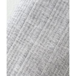Babyhug Full Sleeves Front Open Thermal Inner Wear Set Solid Colour - Light Grey