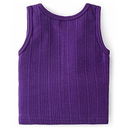 Babyhug Sleeveless Pull Over Thermal Vest - Purple