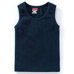Babyhug Sleeveless Pull Over Thermal Vest -Navy Blue
