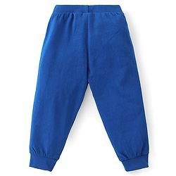 Babyhug Cotton Knit Full Length Lounge Pants with Vehicle Print Pack of 3 - Multicolour