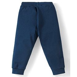 Babyhug Cotton Knit Full Length Lounge Pants with Text Print Pack of 3 - Multicolour