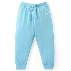 Babyhug Cotton Knit Full Length Lounge Pants Solid Colour Pack of 3 - Multicolour