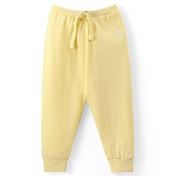 Babyhug Cotton Knit Full Length Lounge Pants Solid Colour Pack of 3 - Multicolour