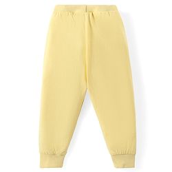 Babyhug Cotton Knit Full Length Lounge Pants Solid Colour Pack of 3 - Multicolour