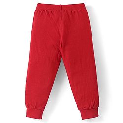 Babyhug Cotton Knit Full Length Lounge  Pants with Text Print Pack of 3 - Multicolour