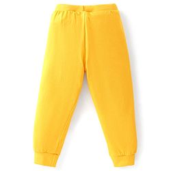 Babyhug Cotton Knit Full Length Solid Colour Lounge Pants Pack of 5 - Multicolour