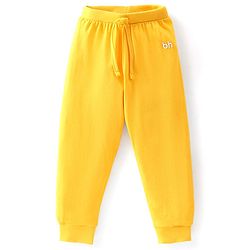 Babyhug Cotton Knit Full Length Solid Colour Lounge Pants Pack of 5 - Multicolour