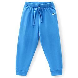 Babyhug Cotton Knit Full Length Solid Colour Lounge Pants Pack of 5 - Multicolour