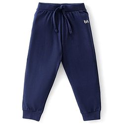 Babyhug Cotton Knit Full Length Solid Colour Lounge Pants Pack of 5 - Multicolour