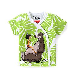 Babyhug Disney   Half Sleeves Jhabla With Jungle Book Graphics Pack of 3 - Blue Green & Orange