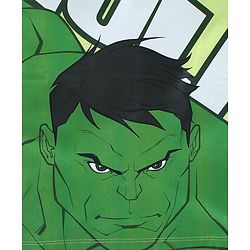 Babyhug Marvel Cotton Knit Half Sleeves T-shirt with Hulk Graphics - Green