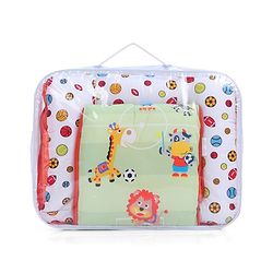 Babyhug Cotton Sleeping Bag Cum Carry Nest With Animals Print- Mint