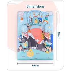 Babyhug Cotton Bedding Set Tribal Animal Print- Multicolor
