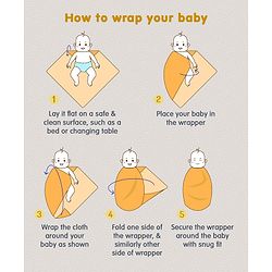 Babyhug Cotton Muslin Multipurpose Swaddle Wraps Unicorn Print Pack of 3 - Multicolour