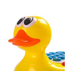 Babyhug Musical Duck Telephone Learning Toy|Baby Duck with Sounds & Music|Role Play Fun Phone Toy for Kids|Educational Phone
