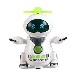 Babyhug Musical Dancing Robot Learning Toy for Kids with Lights and Music|Bump and Go Action| 360° Spinning Wheels and Fan|BIS Certified